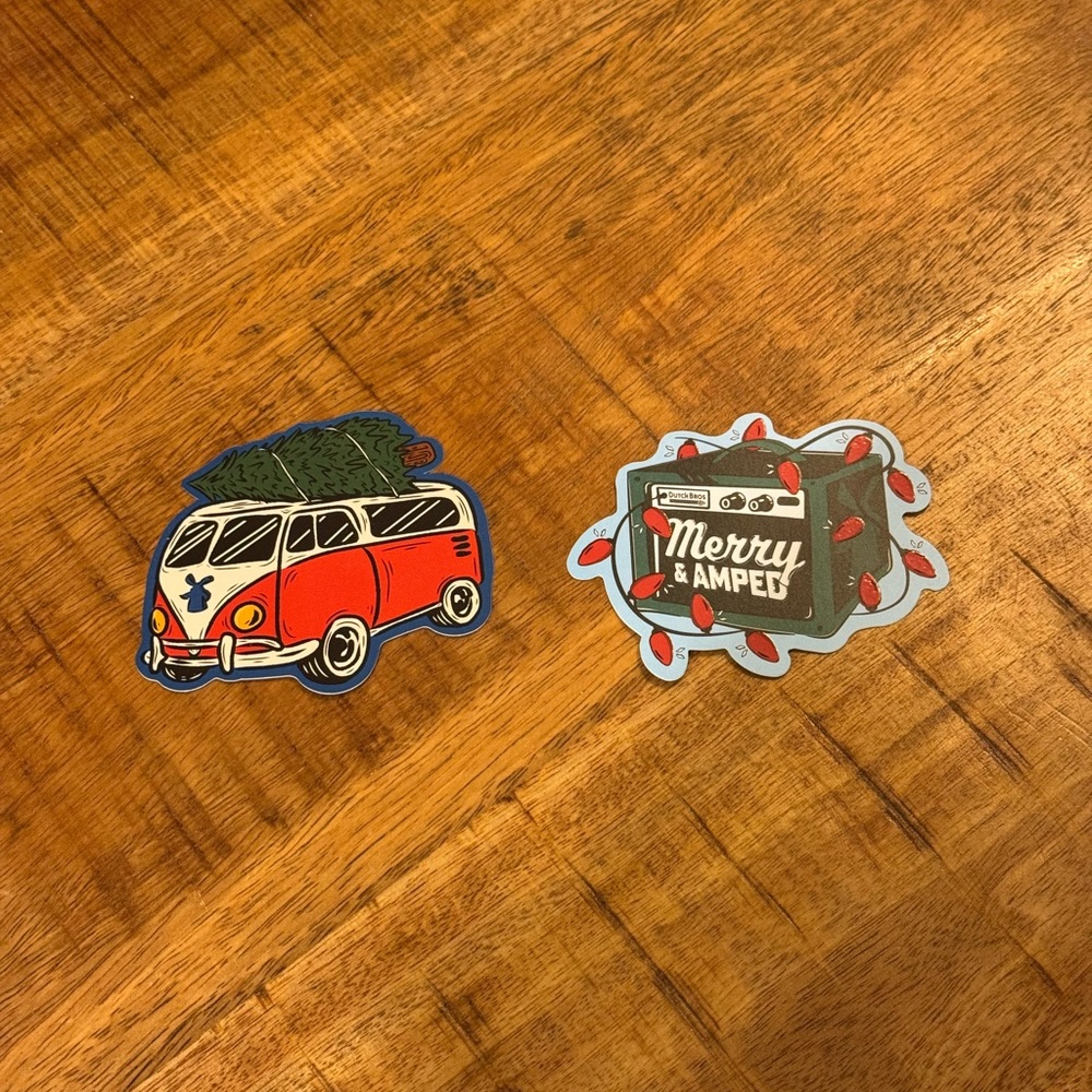 Dutch Bros Holiday Stickers